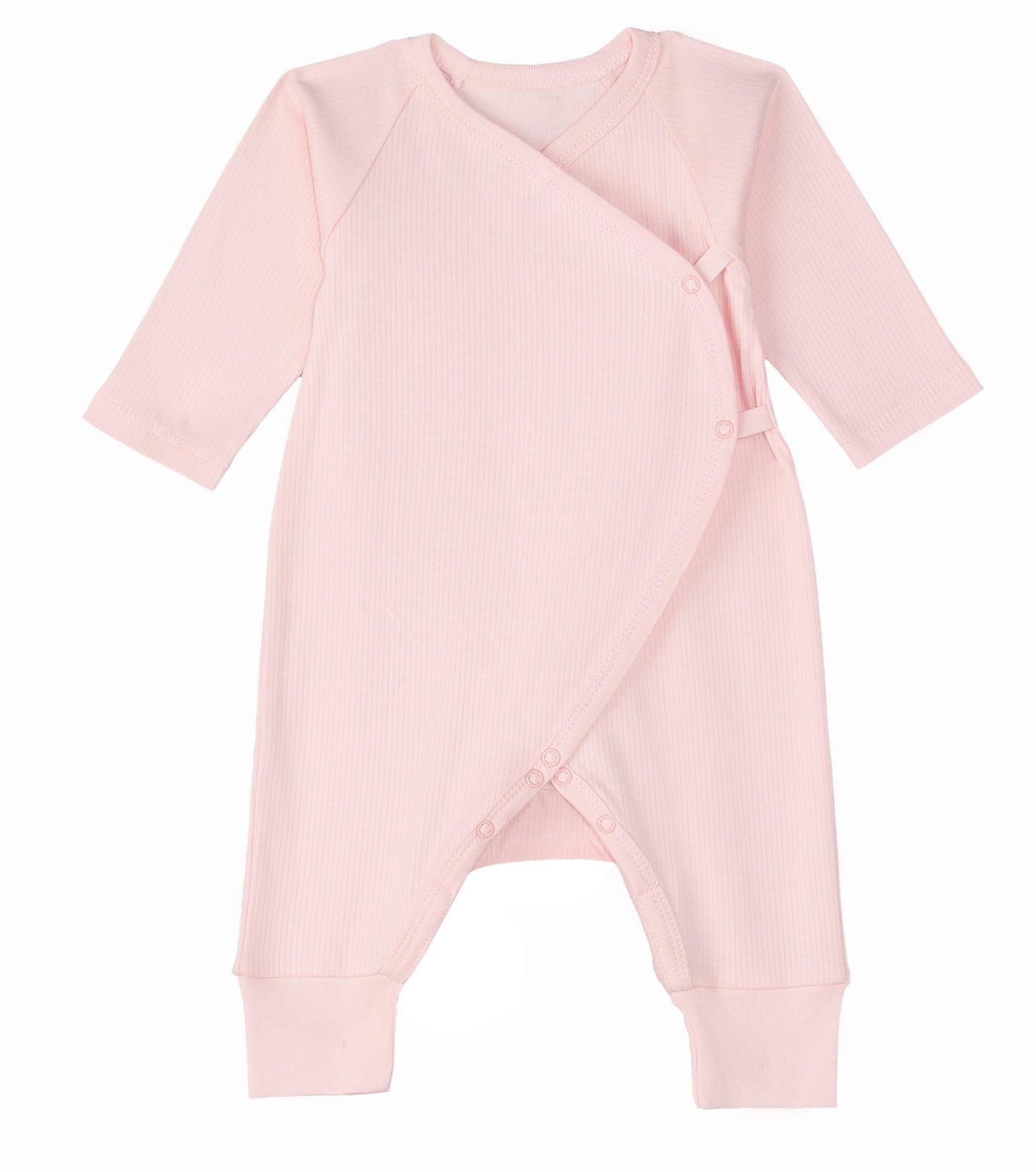 Side Snap Kimono - Delicate Pink