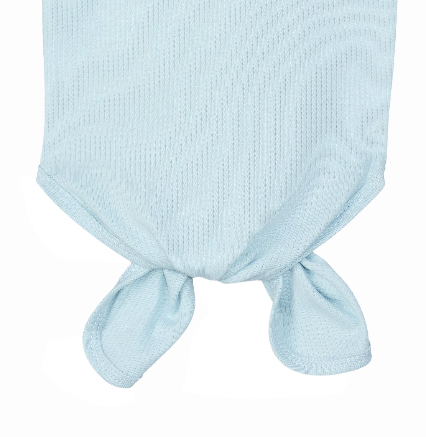 Knotted Gown and Beanie - Pearl Blue