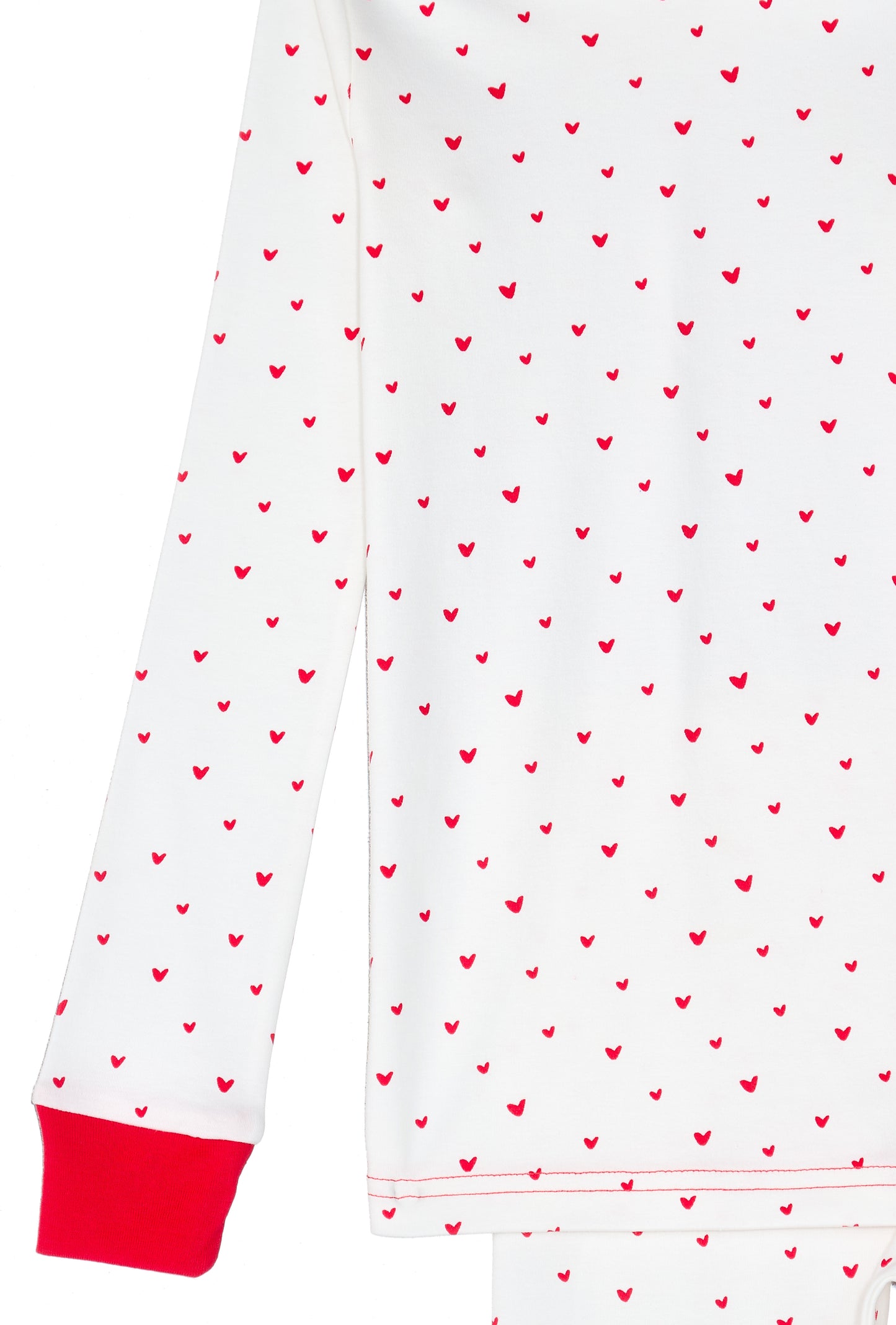 Kid's Pajama - Red Hearts