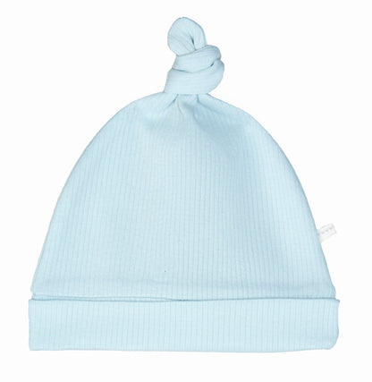 Knotted Gown and Beanie - Pearl Blue