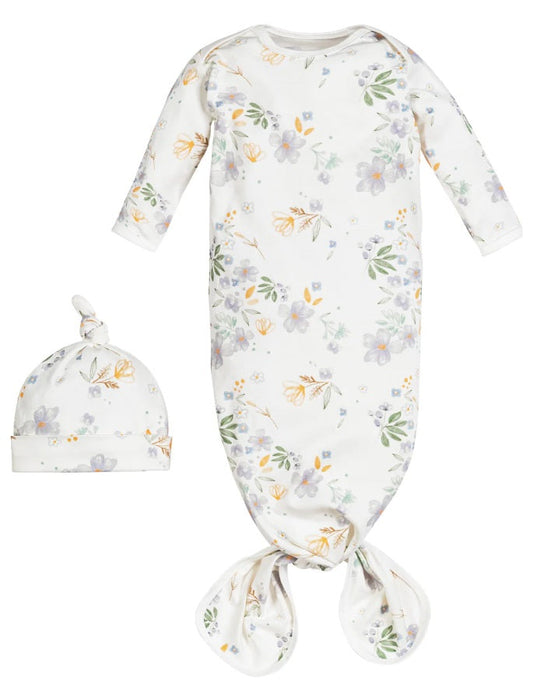 Knotted Gown and Beanie - Modern Daisy
