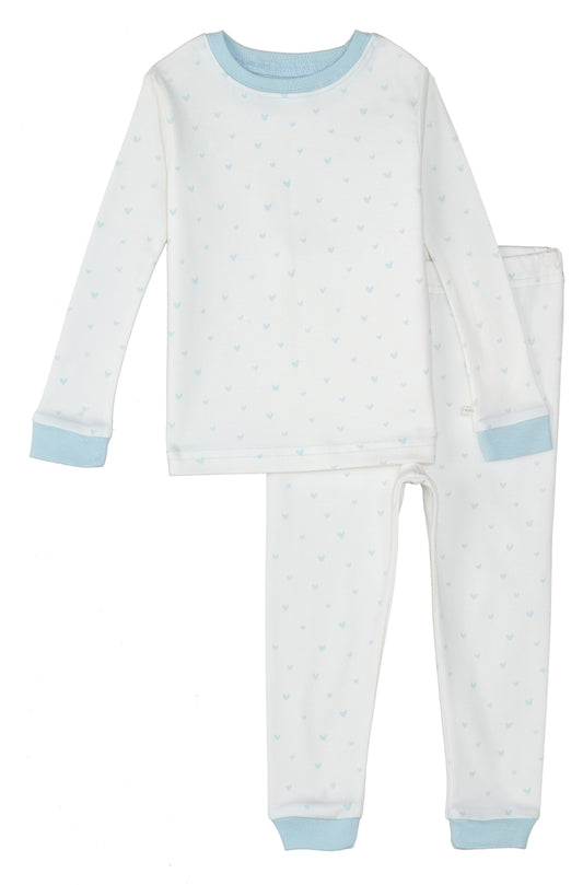 Kid's Pajama - Blue Hearts